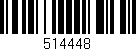 Código de barras (EAN, GTIN, SKU, ISBN): '514448'