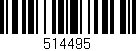 Código de barras (EAN, GTIN, SKU, ISBN): '514495'