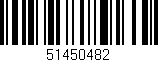 Código de barras (EAN, GTIN, SKU, ISBN): '51450482'