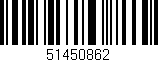 Código de barras (EAN, GTIN, SKU, ISBN): '51450862'