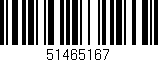 Código de barras (EAN, GTIN, SKU, ISBN): '51465167'