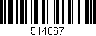 Código de barras (EAN, GTIN, SKU, ISBN): '514667'