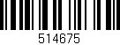 Código de barras (EAN, GTIN, SKU, ISBN): '514675'