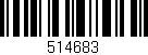 Código de barras (EAN, GTIN, SKU, ISBN): '514683'