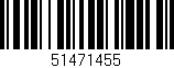 Código de barras (EAN, GTIN, SKU, ISBN): '51471455'