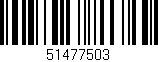 Código de barras (EAN, GTIN, SKU, ISBN): '51477503'