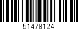 Código de barras (EAN, GTIN, SKU, ISBN): '51478124'