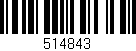 Código de barras (EAN, GTIN, SKU, ISBN): '514843'