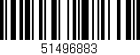 Código de barras (EAN, GTIN, SKU, ISBN): '51496883'