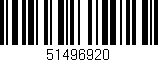 Código de barras (EAN, GTIN, SKU, ISBN): '51496920'