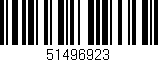 Código de barras (EAN, GTIN, SKU, ISBN): '51496923'