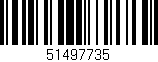 Código de barras (EAN, GTIN, SKU, ISBN): '51497735'