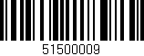 Código de barras (EAN, GTIN, SKU, ISBN): '51500009'