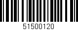 Código de barras (EAN, GTIN, SKU, ISBN): '51500120'
