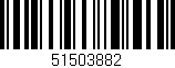Código de barras (EAN, GTIN, SKU, ISBN): '51503882'