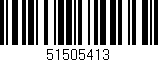 Código de barras (EAN, GTIN, SKU, ISBN): '51505413'