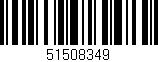 Código de barras (EAN, GTIN, SKU, ISBN): '51508349'