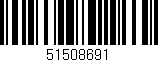 Código de barras (EAN, GTIN, SKU, ISBN): '51508691'