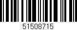 Código de barras (EAN, GTIN, SKU, ISBN): '51508715'