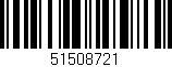 Código de barras (EAN, GTIN, SKU, ISBN): '51508721'
