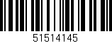 Código de barras (EAN, GTIN, SKU, ISBN): '51514145'