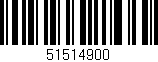 Código de barras (EAN, GTIN, SKU, ISBN): '51514900'