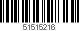 Código de barras (EAN, GTIN, SKU, ISBN): '51515216'