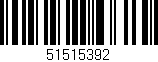 Código de barras (EAN, GTIN, SKU, ISBN): '51515392'