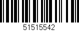 Código de barras (EAN, GTIN, SKU, ISBN): '51515542'