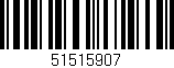 Código de barras (EAN, GTIN, SKU, ISBN): '51515907'