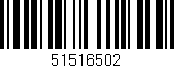 Código de barras (EAN, GTIN, SKU, ISBN): '51516502'