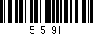 Código de barras (EAN, GTIN, SKU, ISBN): '515191'