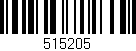 Código de barras (EAN, GTIN, SKU, ISBN): '515205'