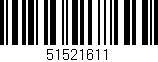 Código de barras (EAN, GTIN, SKU, ISBN): '51521611'