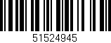 Código de barras (EAN, GTIN, SKU, ISBN): '51524945'