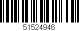 Código de barras (EAN, GTIN, SKU, ISBN): '51524946'