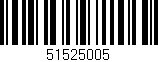 Código de barras (EAN, GTIN, SKU, ISBN): '51525005'