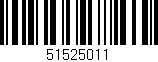 Código de barras (EAN, GTIN, SKU, ISBN): '51525011'