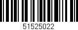 Código de barras (EAN, GTIN, SKU, ISBN): '51525022'