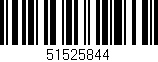 Código de barras (EAN, GTIN, SKU, ISBN): '51525844'