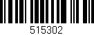 Código de barras (EAN, GTIN, SKU, ISBN): '515302'