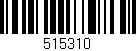 Código de barras (EAN, GTIN, SKU, ISBN): '515310'