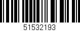 Código de barras (EAN, GTIN, SKU, ISBN): '51532193'