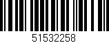Código de barras (EAN, GTIN, SKU, ISBN): '51532258'