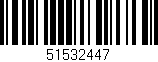 Código de barras (EAN, GTIN, SKU, ISBN): '51532447'