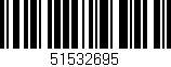 Código de barras (EAN, GTIN, SKU, ISBN): '51532695'
