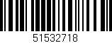 Código de barras (EAN, GTIN, SKU, ISBN): '51532718'