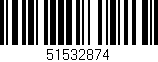 Código de barras (EAN, GTIN, SKU, ISBN): '51532874'