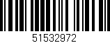 Código de barras (EAN, GTIN, SKU, ISBN): '51532972'