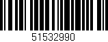 Código de barras (EAN, GTIN, SKU, ISBN): '51532990'